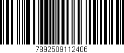 Código de barras (EAN, GTIN, SKU, ISBN): '7892509112406'