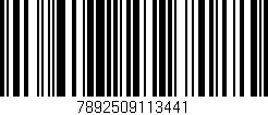 Código de barras (EAN, GTIN, SKU, ISBN): '7892509113441'