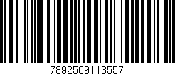Código de barras (EAN, GTIN, SKU, ISBN): '7892509113557'