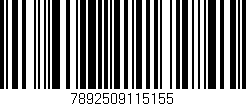 Código de barras (EAN, GTIN, SKU, ISBN): '7892509115155'