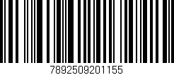 Código de barras (EAN, GTIN, SKU, ISBN): '7892509201155'