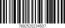 Código de barras (EAN, GTIN, SKU, ISBN): '7892520234507'