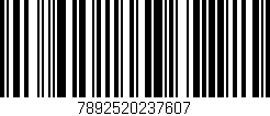 Código de barras (EAN, GTIN, SKU, ISBN): '7892520237607'