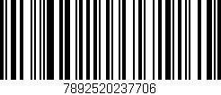 Código de barras (EAN, GTIN, SKU, ISBN): '7892520237706'