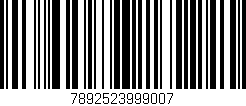 Código de barras (EAN, GTIN, SKU, ISBN): '7892523999007'