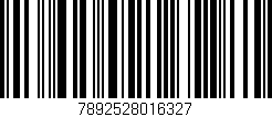 Código de barras (EAN, GTIN, SKU, ISBN): '7892528016327'