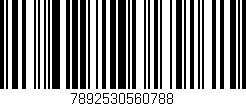 Código de barras (EAN, GTIN, SKU, ISBN): '7892530560788'