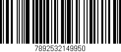 Código de barras (EAN, GTIN, SKU, ISBN): '7892532149950'