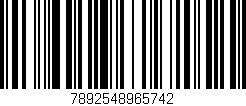 Código de barras (EAN, GTIN, SKU, ISBN): '7892548965742'