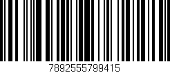 Código de barras (EAN, GTIN, SKU, ISBN): '7892555799415'