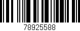 Código de barras (EAN, GTIN, SKU, ISBN): '78925588'