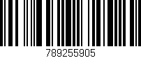 Código de barras (EAN, GTIN, SKU, ISBN): '789255905'