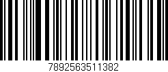 Código de barras (EAN, GTIN, SKU, ISBN): '7892563511382'