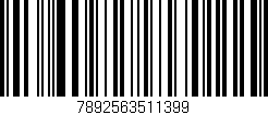 Código de barras (EAN, GTIN, SKU, ISBN): '7892563511399'