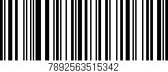 Código de barras (EAN, GTIN, SKU, ISBN): '7892563515342'