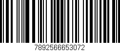 Código de barras (EAN, GTIN, SKU, ISBN): '7892566653072'