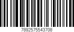 Código de barras (EAN, GTIN, SKU, ISBN): '7892575543708'