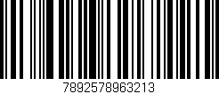 Código de barras (EAN, GTIN, SKU, ISBN): '7892578963213'