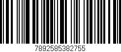 Código de barras (EAN, GTIN, SKU, ISBN): '7892585382755'
