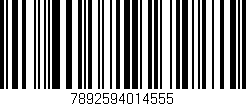 Código de barras (EAN, GTIN, SKU, ISBN): '7892594014555'