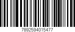 Código de barras (EAN, GTIN, SKU, ISBN): '7892594015477'