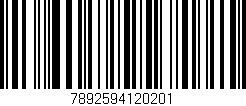 Código de barras (EAN, GTIN, SKU, ISBN): '7892594120201'