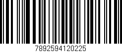 Código de barras (EAN, GTIN, SKU, ISBN): '7892594120225'