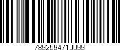 Código de barras (EAN, GTIN, SKU, ISBN): '7892594710099'