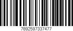 Código de barras (EAN, GTIN, SKU, ISBN): '7892597337477'