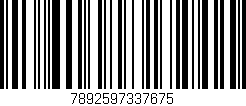 Código de barras (EAN, GTIN, SKU, ISBN): '7892597337675'