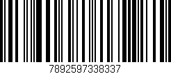 Código de barras (EAN, GTIN, SKU, ISBN): '7892597338337'