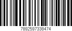 Código de barras (EAN, GTIN, SKU, ISBN): '7892597338474'