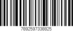 Código de barras (EAN, GTIN, SKU, ISBN): '7892597338825'