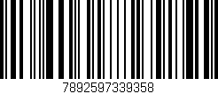 Código de barras (EAN, GTIN, SKU, ISBN): '7892597339358'
