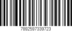 Código de barras (EAN, GTIN, SKU, ISBN): '7892597339723'