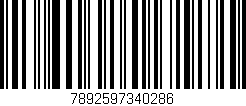 Código de barras (EAN, GTIN, SKU, ISBN): '7892597340286'
