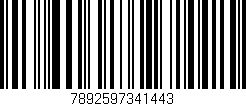 Código de barras (EAN, GTIN, SKU, ISBN): '7892597341443'