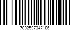 Código de barras (EAN, GTIN, SKU, ISBN): '7892597347186'