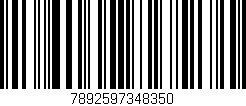 Código de barras (EAN, GTIN, SKU, ISBN): '7892597348350'