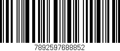 Código de barras (EAN, GTIN, SKU, ISBN): '7892597688852'