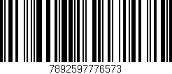 Código de barras (EAN, GTIN, SKU, ISBN): '7892597776573'