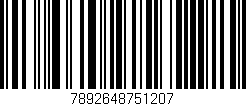 Código de barras (EAN, GTIN, SKU, ISBN): '7892648751207'