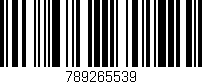 Código de barras (EAN, GTIN, SKU, ISBN): '789265539'
