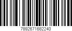 Código de barras (EAN, GTIN, SKU, ISBN): '7892671682240'