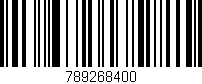 Código de barras (EAN, GTIN, SKU, ISBN): '789268400'