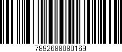 Código de barras (EAN, GTIN, SKU, ISBN): '7892688080169'