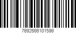 Código de barras (EAN, GTIN, SKU, ISBN): '7892688101598'