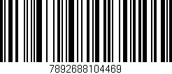 Código de barras (EAN, GTIN, SKU, ISBN): '7892688104469'