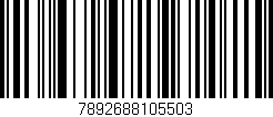 Código de barras (EAN, GTIN, SKU, ISBN): '7892688105503'