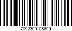 Código de barras (EAN, GTIN, SKU, ISBN): '7892688105688'